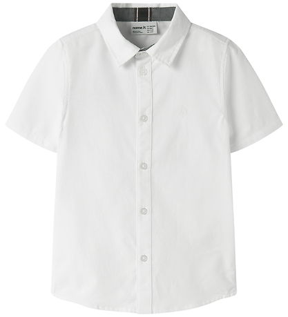 Name It Skjorte - Noos - NkmNewsa - Bright White