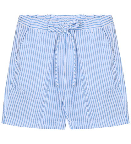 Fliink Shortssæt - Musselin - Cha Cha - Marina Stribed