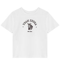 Fliink T-shirt - Sommer Zebra - Cloud Dancer