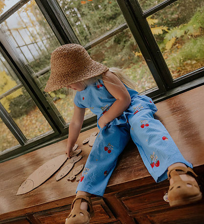 Fliink Bukser - Elma - Marina Blue AOP