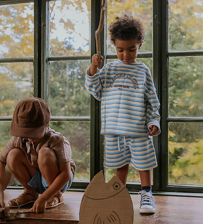 Fliink Sweatshirt - Alvin - Sandshell/Marina