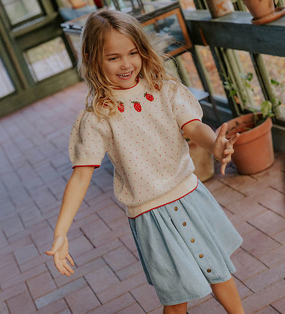 Fliink Nederdel - Don - Light Denim Blue