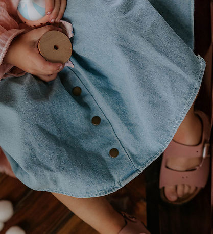 Fliink Nederdel - Don - Light Denim Blue