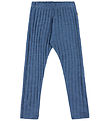 Joha Leggings - Uld - Blå mel