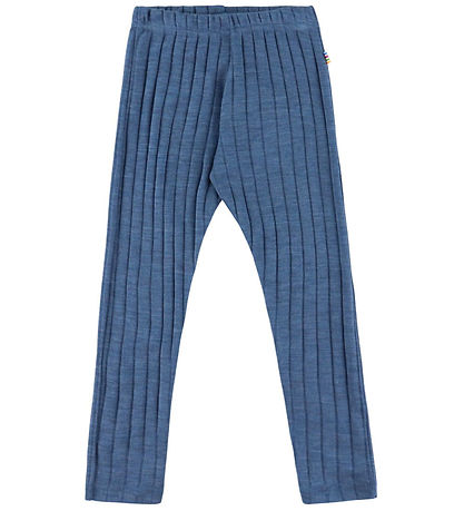 Joha Leggings - Uld - Blå mel