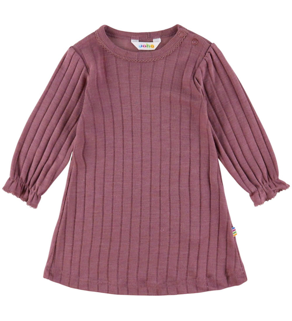 Joha Kleid l/ä - Wolle/Seide - Rib - Lyng - Joha - 100 - Kleider