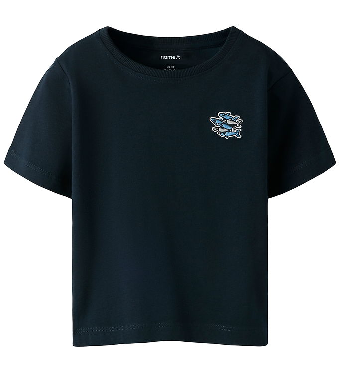 Name It Frank Salute - Børne T-shirt - Sort - 122-128