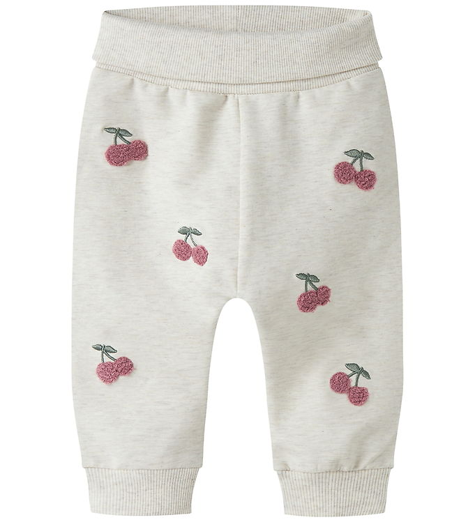 Name It NbfFairy - Sweatpants - Beige - 86