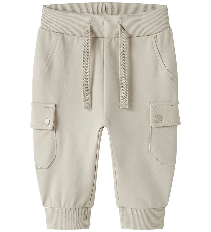 Name It NbmFoktav - Sweatpants - Beige - 62