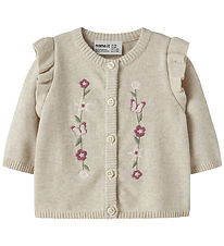 Name It Cardigan - Strik - NbmFlowers - Peyote Melange