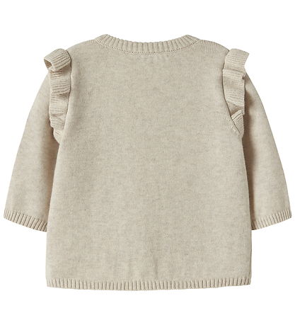 Name It Cardigan - Strik - NbmFlowers - Peyote Melange