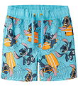 Name It Badeshorts - NmmMouritz - Stitch - Bluefish