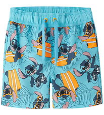 Name It Badeshorts - NmmMouritz - Stitch - Bluefish