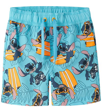 Name It Badeshorts - NmmMouritz - Stitch - Bluefish