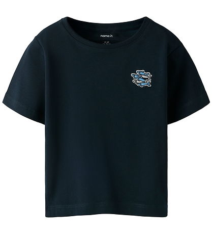 Name It T-shirt - NmmFrank - 2-pak - Aluminium/Salute