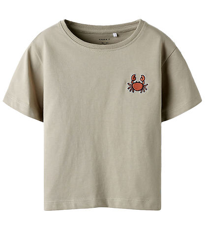 Name It T-shirt - NmmFrank - 2-pak - Aluminium/Salute