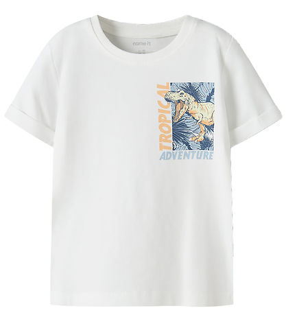 Name It T-shirt - 2-pak - NmmVux - Vintage Indigo/Bright White