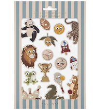 Konges Sløjd Klistermærker - Puffy - 16 Stk. - Animals