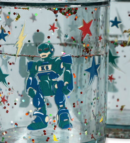 Konges Sløjd Glimmerkopper - 2-Pak - Glitter - Hero Robot