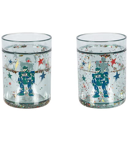 Konges Sløjd Glimmerkopper - 2-Pak - Glitter - Hero Robot