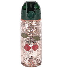 Konges Sløjd Drikkedunk - Glitter - 350 ml - Cherry Glitter