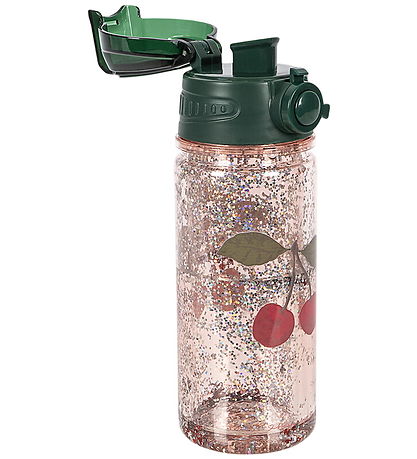 Konges Sløjd Drikkedunk - Glitter - 350 ml - Cherry Glitter