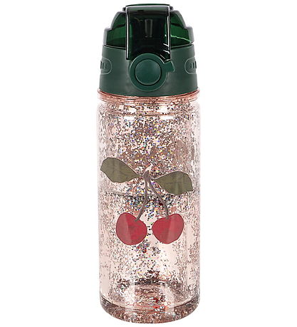 Konges Sløjd Drikkedunk - Glitter - 350 ml - Cherry Glitter