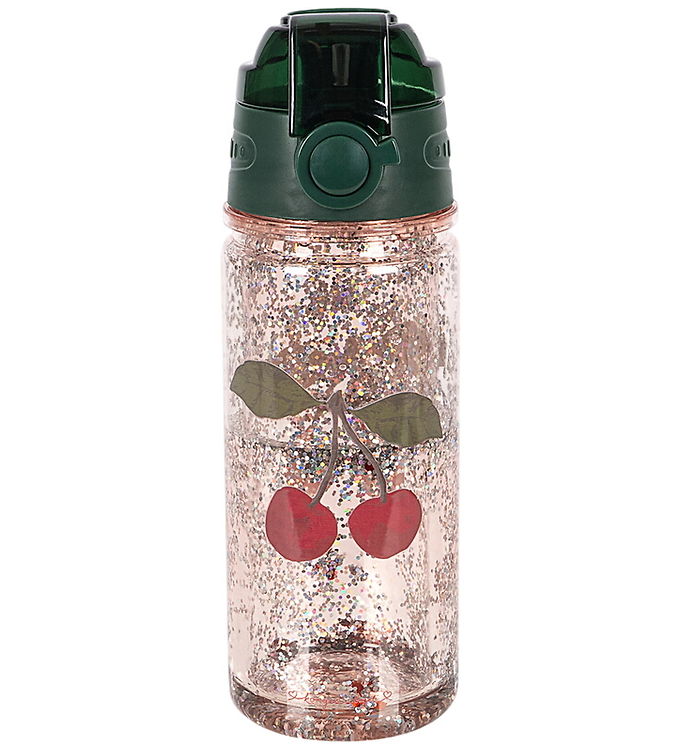 Konges Sløjd Drikkedunk - Glitter - 350 ml - Cherry Glitter