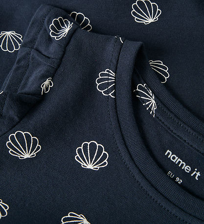 Name it Kjole - NmfVida - Navy Blazer/Sea Shells