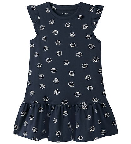 Name it Kjole - NmfVida - Navy Blazer/Sea Shells