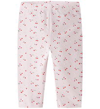 Name It Leggings - NmfVivian - Cradle Pink/Heart Cherries