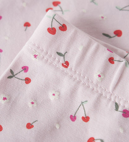 Name It Leggings - NmfVivian - Cradle Pink/Heart Cherries