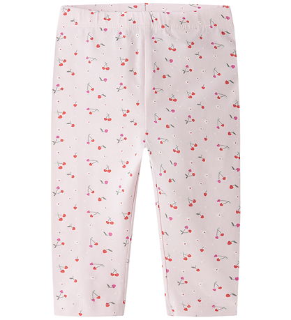 Name It Leggings - NmfVivian - Cradle Pink/Heart Cherries