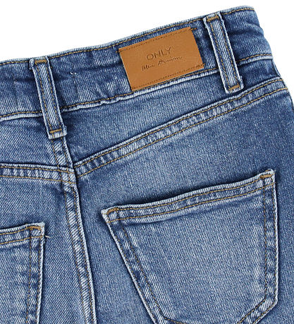 Kids Only Shorts - Denim - Stretch - KogJosephine - Light Blue D