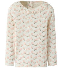 Lil Atelier Bluse - NmfGago - Coconut Milk/Hydrangea