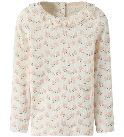 Lil Atelier Bluse - NmfGago - Coconut Milk/Hydrangea