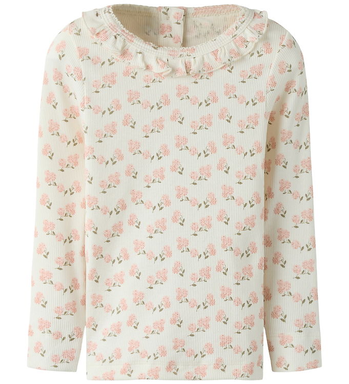 Lil Atelier Gago - Børne Bluse - Hvid/Pink - 116