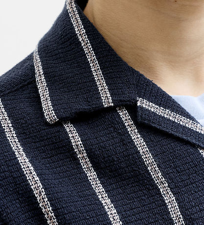 Jack & Jones Skjorte - JjeCoba - Sky Captain/Stripes