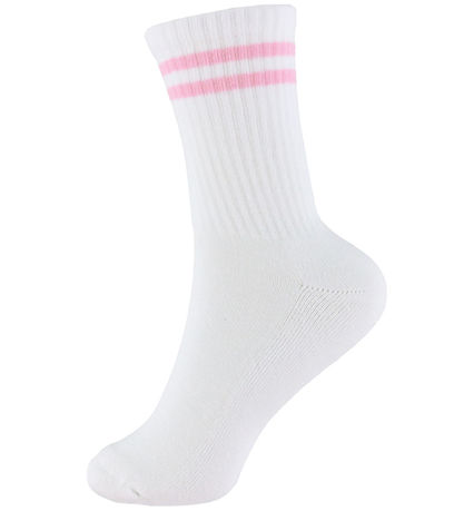 Name It Strømper - 4-pak - NknDona - Bright White/White/Green+Wh