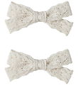 Lil Atelier Hårspænder - 2-pak - NmfAcc - Lola - Coconut Milk