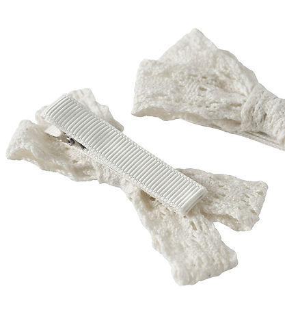 Lil Atelier Hårspænder - 2-pak - NmfAcc - Lola - Coconut Milk