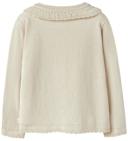 Lil Atelier Cardigan - Strik - NmfHalo - Coconut Milk