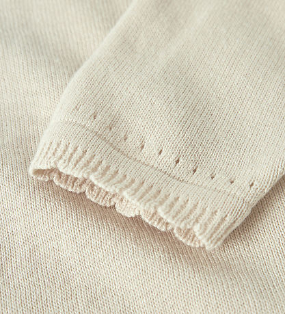 Lil Atelier Cardigan - Strik - NmfHalo - Coconut Milk
