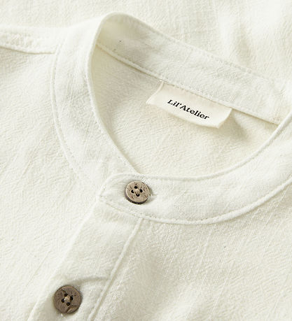 Lil Atelier Skjorte - NmmFreddie - Coconut Milk