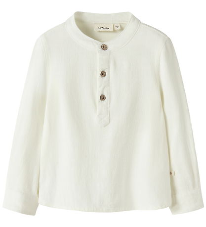 Lil Atelier Skjorte - NmmFreddie - Coconut Milk