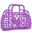 Sun Jellies Mini Foldekurv - Retro - Purple