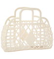 Sun Jellies Mini Foldekurv - Retro - Cream