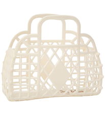 Sun Jellies Mini Foldekurv - Retro - Cream