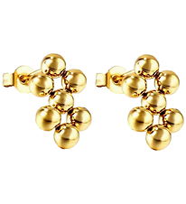 By Stær Øreringe - Ella - Forgyldt