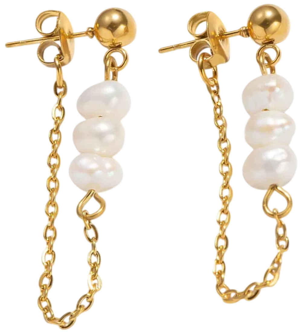 By Stær Boucles d'oreilles - Amber - Plaqué or - By Stær - UneTaille - Bijoux